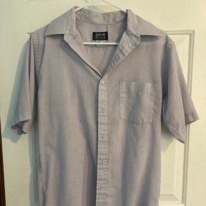 arrow bradstreet light blue button up shirt short sleeves